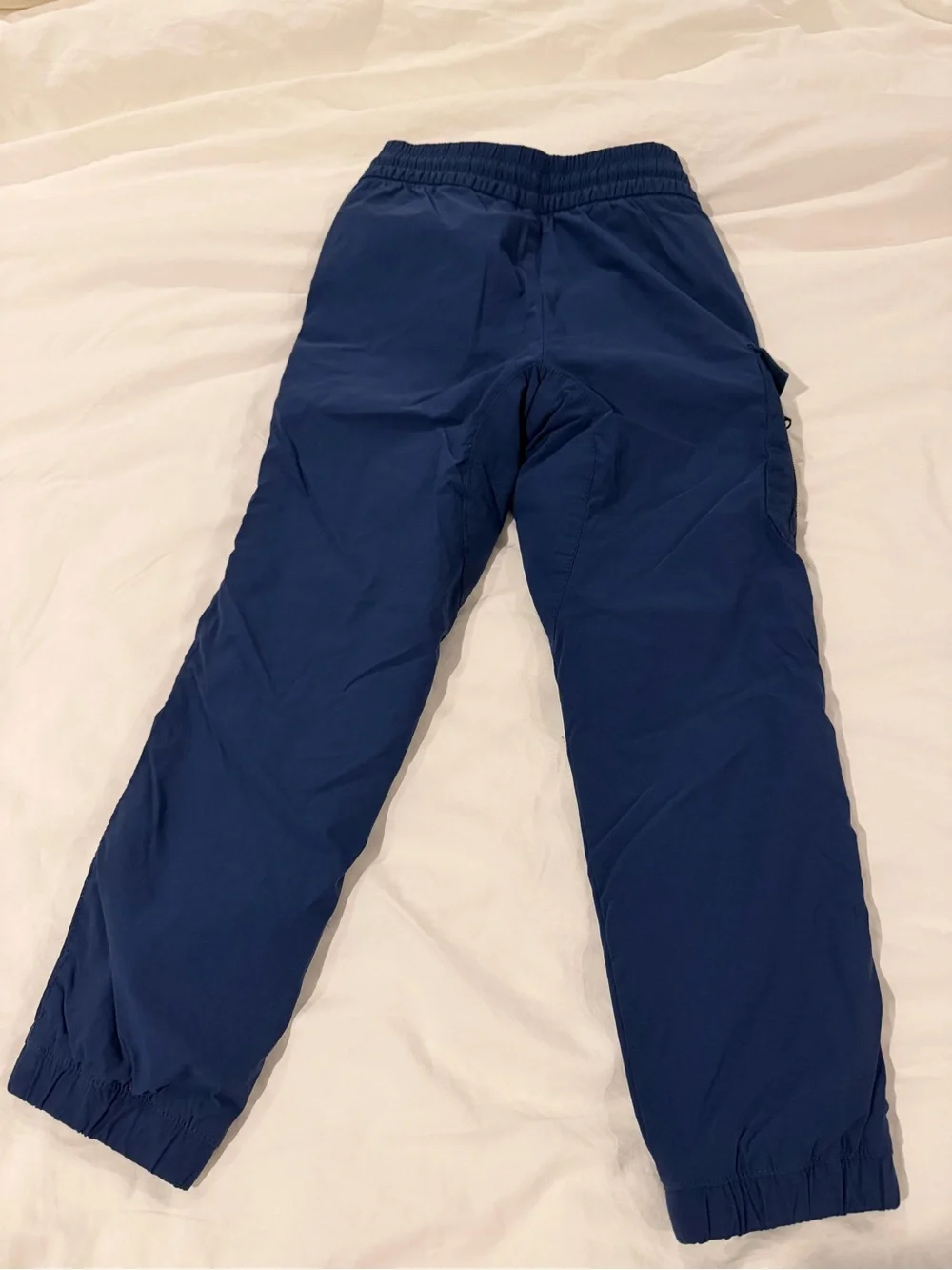Gap Kids Navy Cargo Jogger Pants - Comfortable Elastic Waist Medium
